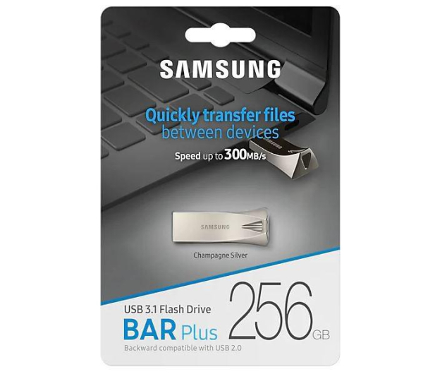 Samsung 256GB BAR Plus Champaign Silver 400MB/s - 568808 - zdjęcie 10